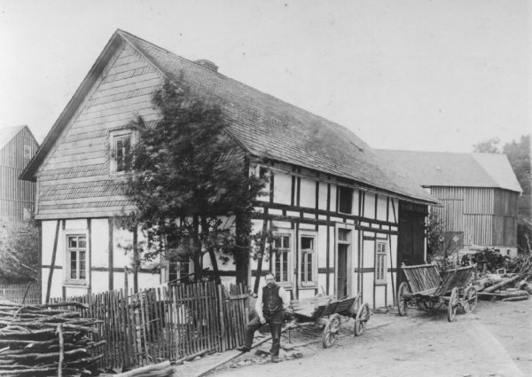 Haase/Müsse House in Wunderthausen Early 1900s